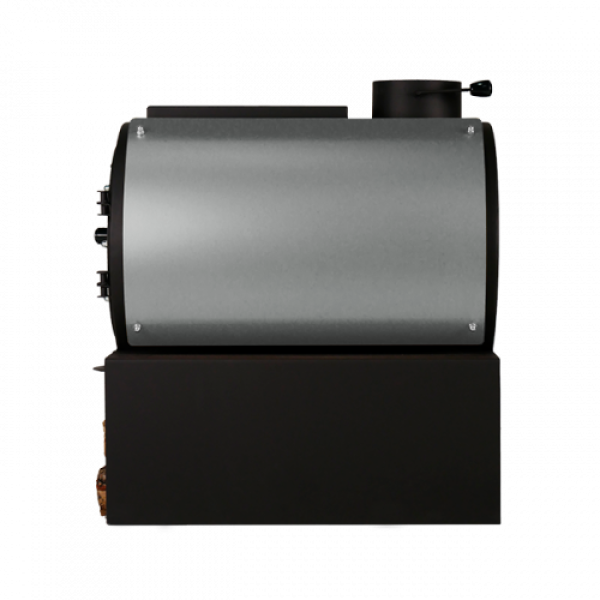 Піч дров'яна опалювальна DS Classic з варильною поверхнею + кожух срібний