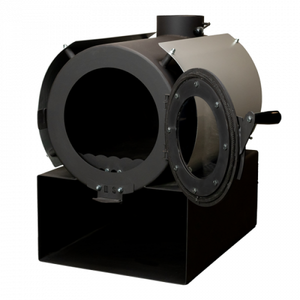 Піч дров'яна опалювальна DS Classic з кожухом червоним