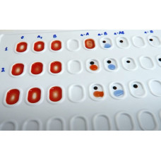 Планшет одноразовий для визначення груп крові 40 лунок №25