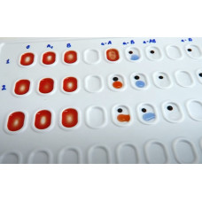 Планшет одноразовий для визначення груп крові 40 лунок №25