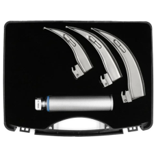 Набір ларингоскопів Макінтош (McIntosh) 3 клинка (№ 2, 3, 4), у кейсі