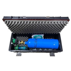 Кисневий мед балон 5 л в кейсі + редуктор медичний зі зволожувачем та ротаметром